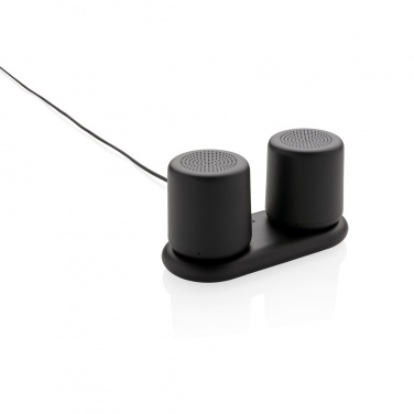 Logotrade promotional item picture of: Double induction charging speaker