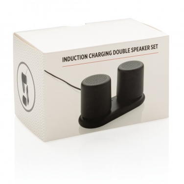 Logo trade business gift photo of: Double induction charging speaker