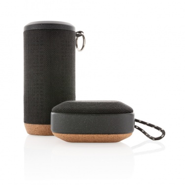 Logo trade business gift photo of: Baia 10W wireless speaker, cork