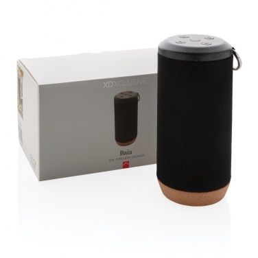 Logotrade promotional items photo of: Baia 10W wireless speaker, cork