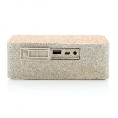 Logotrade promotional product picture of: Wheatstraw wireless charging speaker