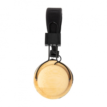 Logo trade promotional product photo of: Bamboo wireless headphone