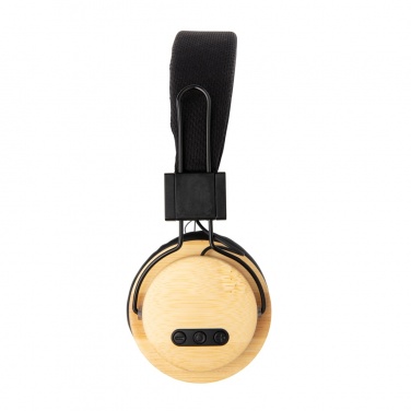 Logotrade advertising product picture of: Bamboo wireless headphone