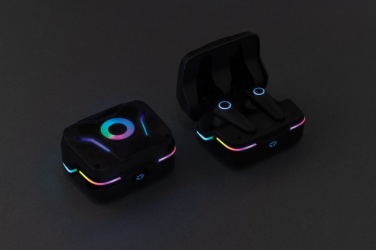 Logo trade promotional merchandise image of: RGB gaming earbuds with ENC