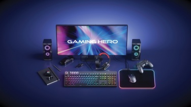 Logo trade corporate gifts image of: RGB gaming earbuds with ENC