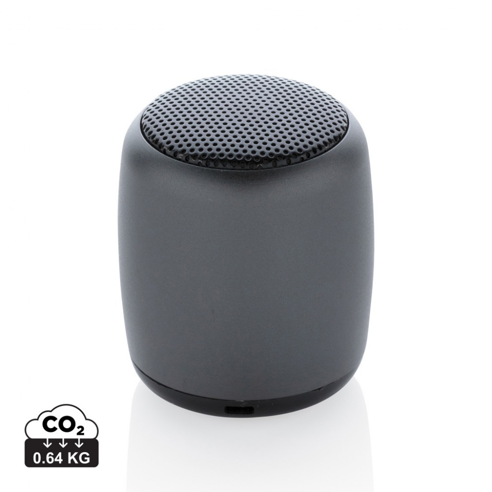 Logo trade promotional gift photo of: Mini aluminium wireless speaker