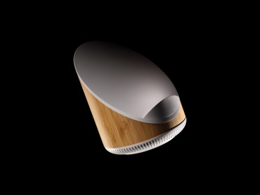 Logotrade promotional gifts photo of: Ovate bamboo 5W speaker with 15W wireless charger