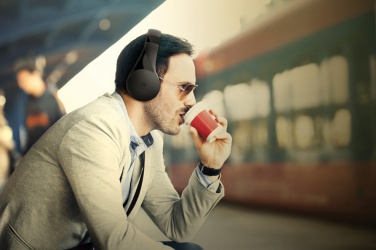 Logo trade promotional items image of: Motorola MOTO XT500 wireless over ear headphone