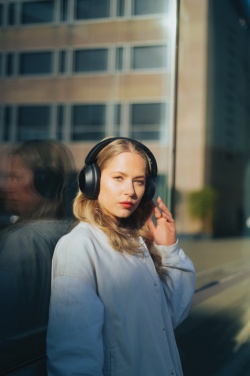 Logo trade promotional gifts picture of: Urban Vitamin Cupertino RCS rplastic ANC headphone