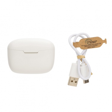 Logo trade business gift photo of: RCS recycled plastic Liberty Pro wireless earbuds