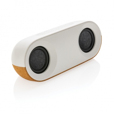 Logotrade promotional product picture of: Oregon RCS recycled plastic and cork 10W speaker
