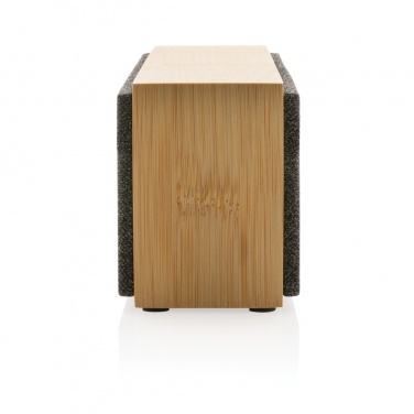 Logotrade promotional merchandise photo of: Wynn 10W bamboo wireless speaker