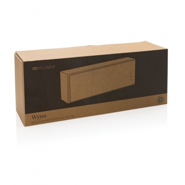 Logo trade promotional gifts picture of: Wynn 10W bamboo wireless speaker