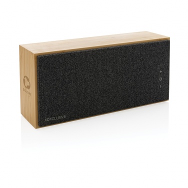 Logotrade business gift image of: Wynn 20W bamboo wireless speaker