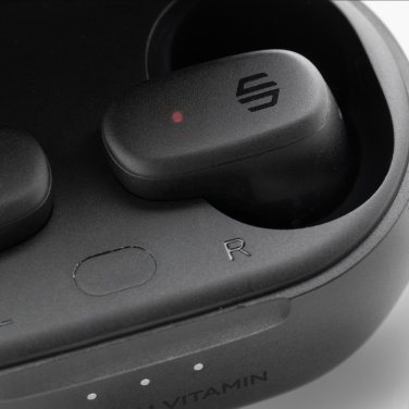 Logo trade promotional product photo of: Urban Vitamin Gilroy hybrid ANC and ENC earbuds