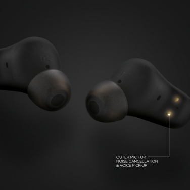 Logo trade corporate gift photo of: Urban Vitamin Gilroy hybrid ANC and ENC earbuds