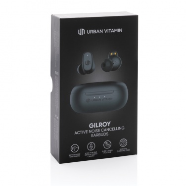 Logo trade corporate gifts picture of: Urban Vitamin Gilroy hybrid ANC and ENC earbuds