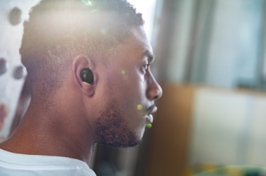 Logo trade promotional items picture of: Urban Vitamin Palm Springs RCS rplastic ENC earbuds