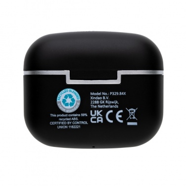 Logotrade promotional item picture of: RCS recycled plastic Swiss Peak TWS earbuds 2.0