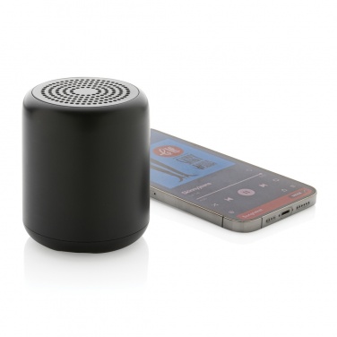 Logo trade promotional merchandise photo of: RCS certified recycled plastic 5W Wireless speaker