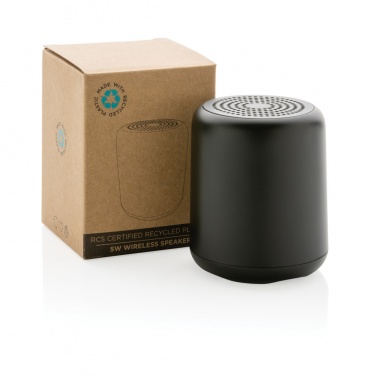 Logotrade promotional merchandise image of: RCS certified recycled plastic 5W Wireless speaker
