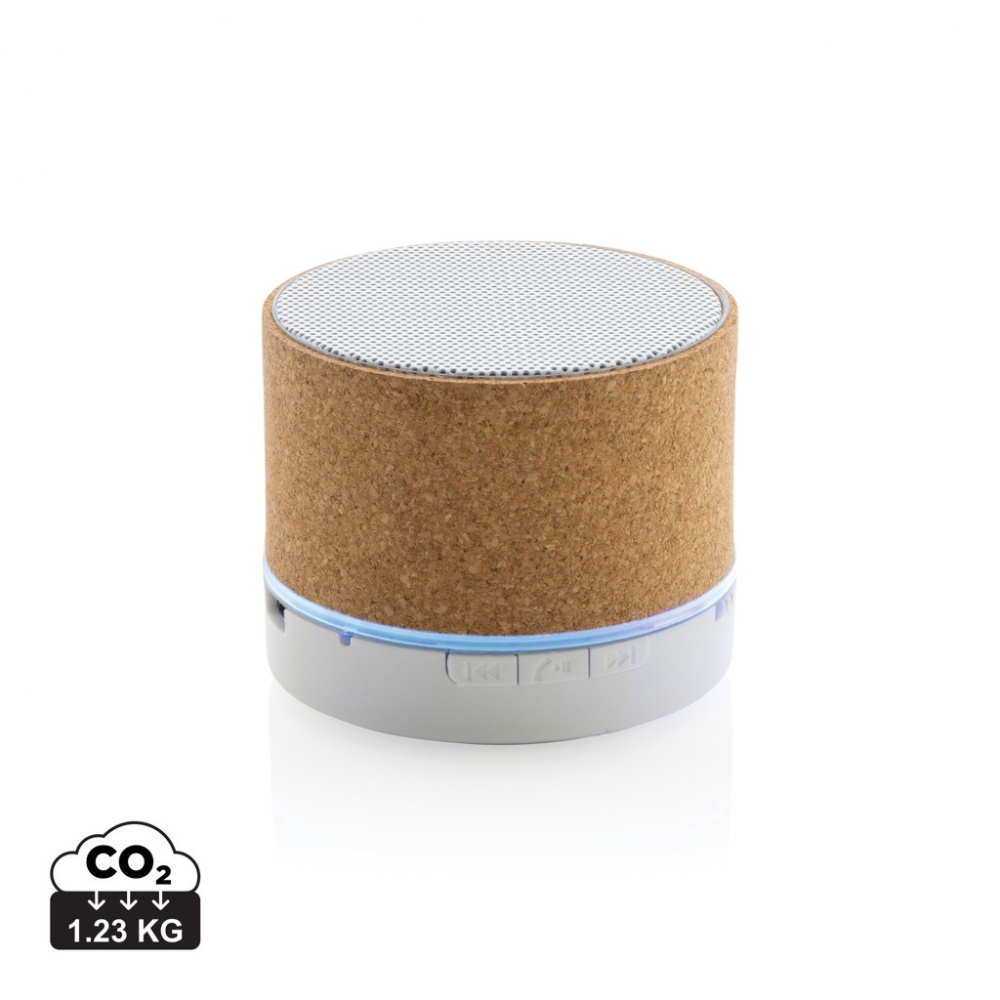 Logotrade promotional merchandise picture of: Cork 3W wireless speaker