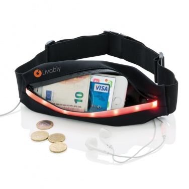 Logo trade promotional items image of: Running belt with LED