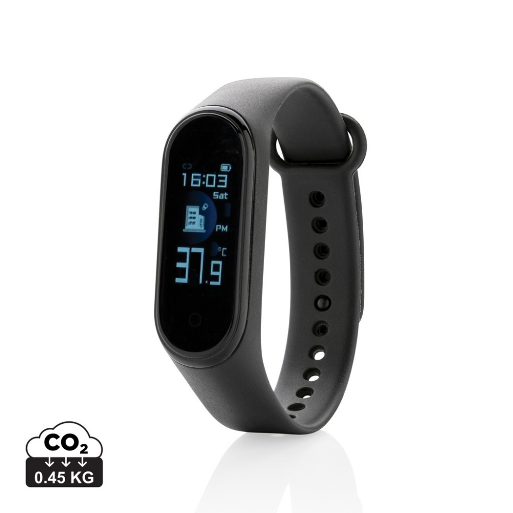 Logo trade advertising products picture of: Stay Healthy Bracelet Thermometer