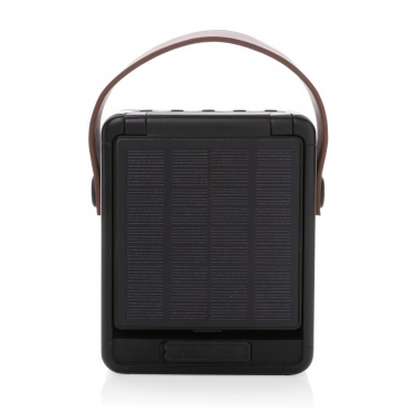 Logo trade corporate gifts picture of: Skywave RCS recycled plastic solar speaker 12W