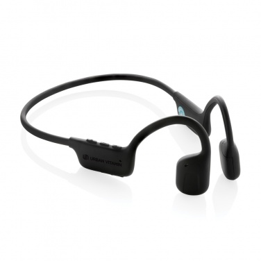 Logo trade promotional merchandise photo of: Urban Vitamin Glendale RCS rplastic air conductive headphone