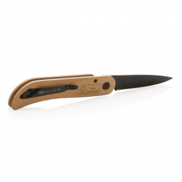 Logo trade advertising products picture of: Nemus Luxury Wooden knife with lock