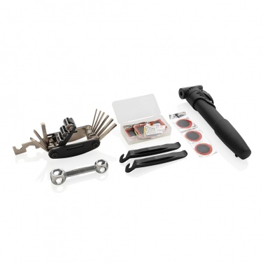 Logo trade promotional giveaways image of: Bike repair kit set 17 pcs