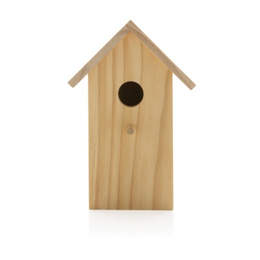 Logo trade promotional giveaway photo of: Wooden birdhouse