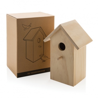 Logotrade advertising product picture of: Wooden birdhouse