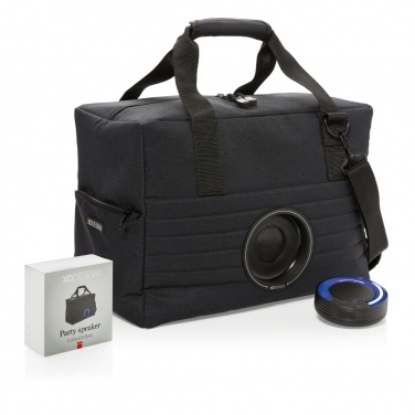 Logo trade promotional gifts image of: Party speaker cooler bag