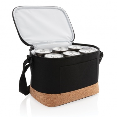 Logotrade promotional giveaway image of: Two tone cooler bag with cork detail