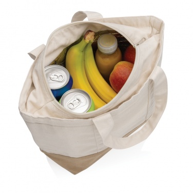 Logo trade promotional merchandise image of: Impact Aware™ 285 gsm rcanvas cooler bag undyed