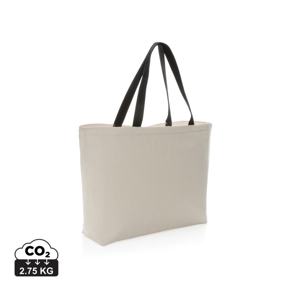 Logo trade promotional merchandise image of: Impact Aware™ 285 gsm rcanvas large cooler tote undyed