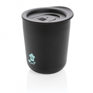 Logo trade business gifts image of: Simplistic antimicrobial coffee tumbler