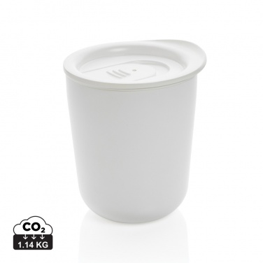 Logo trade advertising products image of: Simplistic antimicrobial coffee tumbler