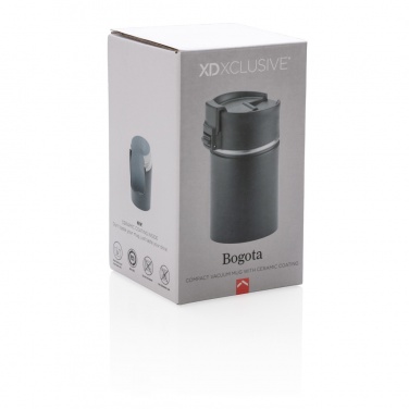 Logo trade promotional giveaway photo of: Bogota compact vacuum mug with ceramic coating