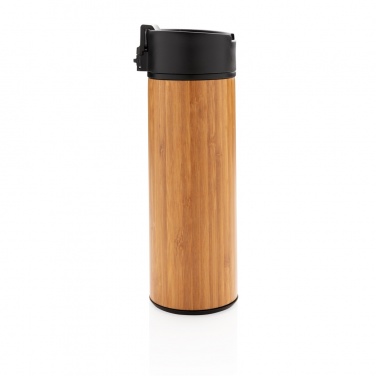 Logo trade corporate gift photo of: Bogota vacuum bamboo coffee mug