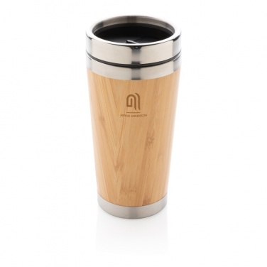 Logo trade promotional gifts picture of: Bamboo tumbler