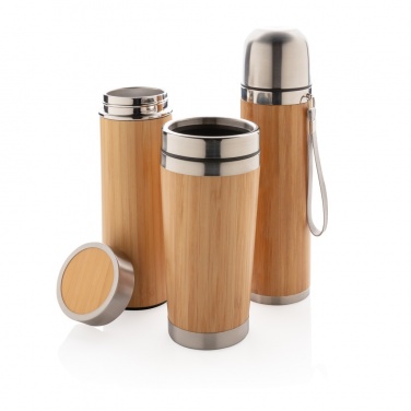 Logo trade promotional gifts picture of: Bamboo tumbler