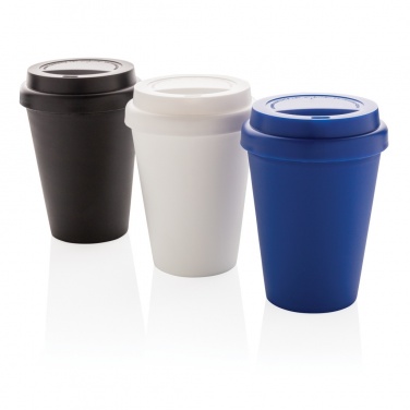 Logotrade promotional product image of: Reusable double wall coffee cup 300ml