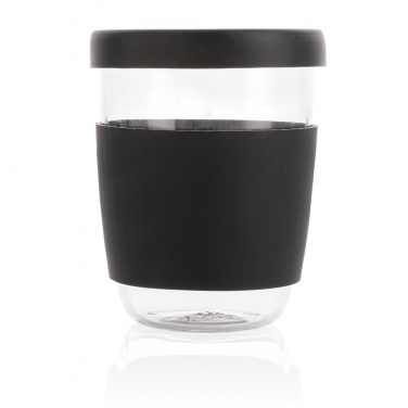 Logo trade business gift photo of: Ukiyo borosilicate glass with silicone lid and sleeve