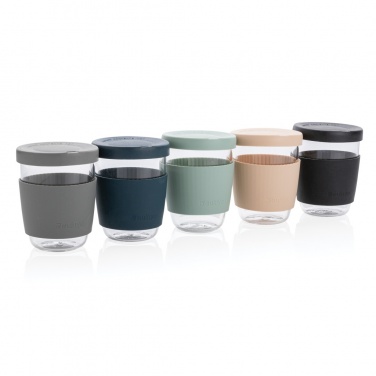Logotrade promotional merchandise image of: Ukiyo borosilicate glass with silicone lid and sleeve