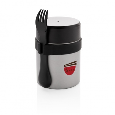 Logo trade promotional giveaway photo of: Bogota food flask with ceramic coating
