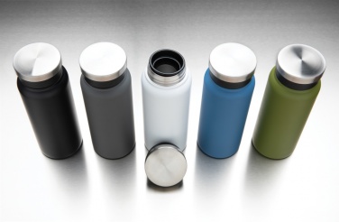 Logotrade advertising product picture of: RCS Recycled stainless steel vacuum bottle 600ML
