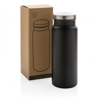 Logo trade advertising products picture of: RCS Recycled stainless steel vacuum bottle 600ML